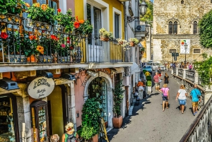 Depuis Catane : Taormine, Isola bella et Castelmola