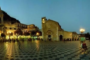 Vanuit Catania: Taormina, Savoca, & Castelmola Tour met Brunch