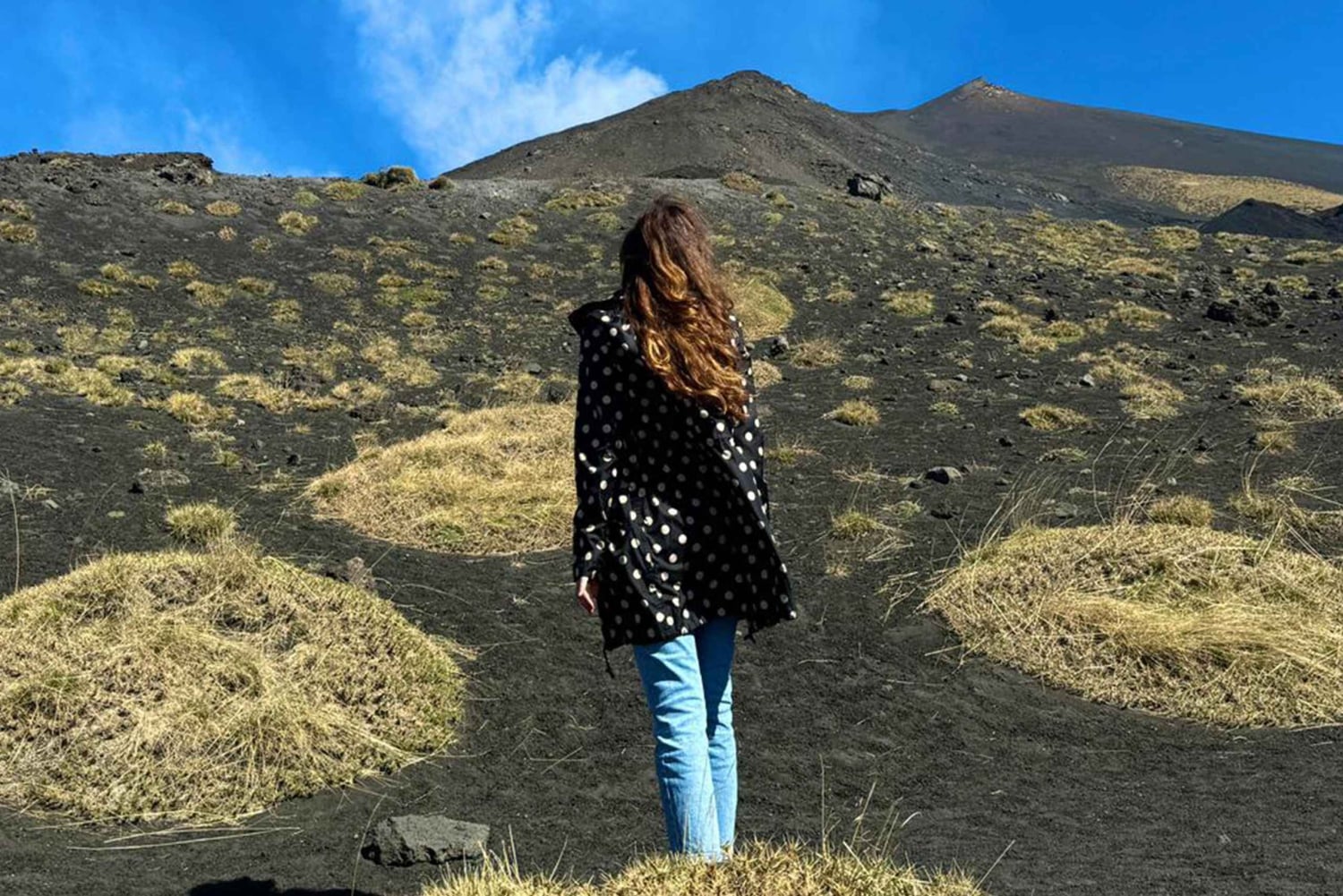 Depuis Catane : randonnée sur l'Etna, grotte de lave et dégustation