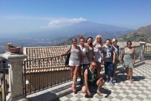 Da Catania: tour del Loto Bianco Taormina, Castelmola e Naxos