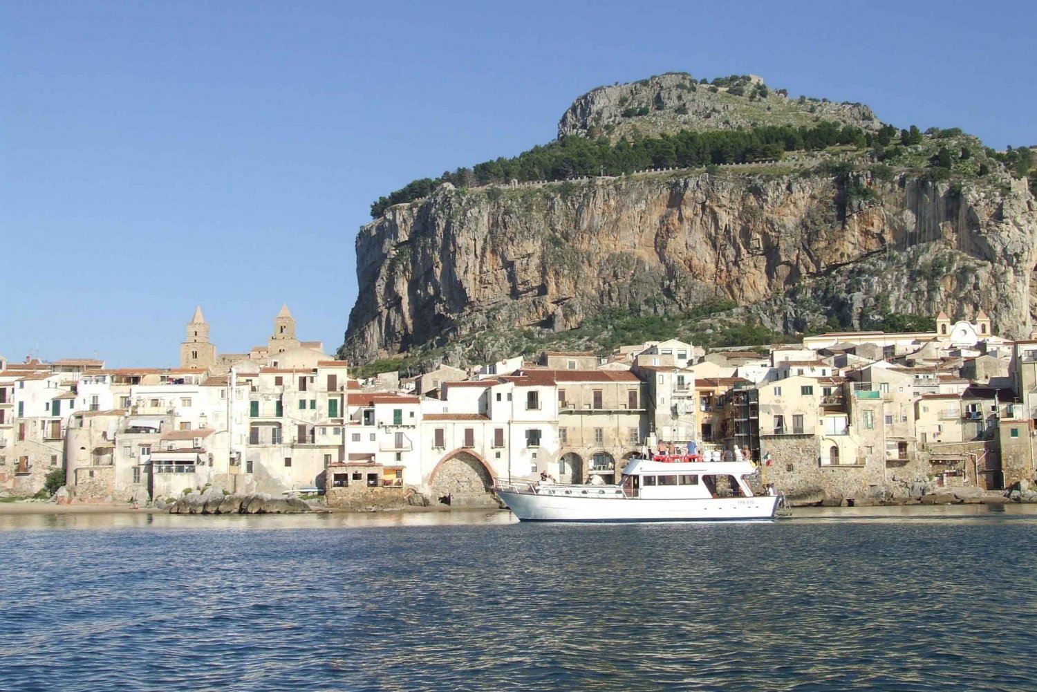 Från Cefalù: Kust till kust-eftermiddagstur med båttur