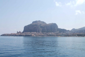 Von Cefalù: Nachmittagsausflug von Küste zu Küste mit Bootstour