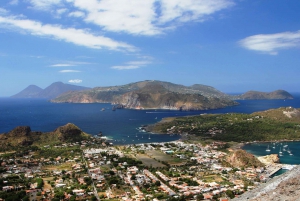 From Cefalù: Filicudi Lipari and Vulcano Tour with Boat Trip
