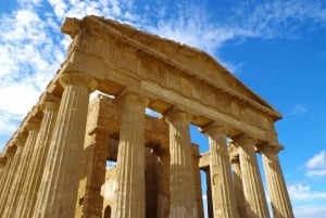 Z Cefalu: Wycieczka z przewodnikiem do Doliny Świątyń w Agrigento