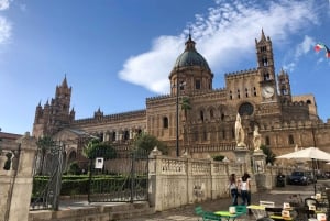 From Cefalù: Palermo Guided Walking Tour with Street Food