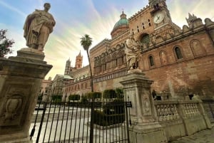 From Cefalù: Palermo Guided Walking Tour with Street Food