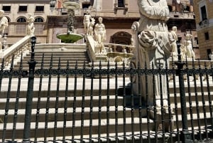 From Cefalù: Palermo Guided Walking Tour with Street Food