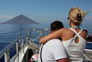 From Cefalù: Salina, Panarea, Stromboli Day Tour with Boat T