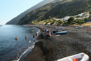 From Cefalù: Salina, Panarea, Stromboli Day Tour with Boat T