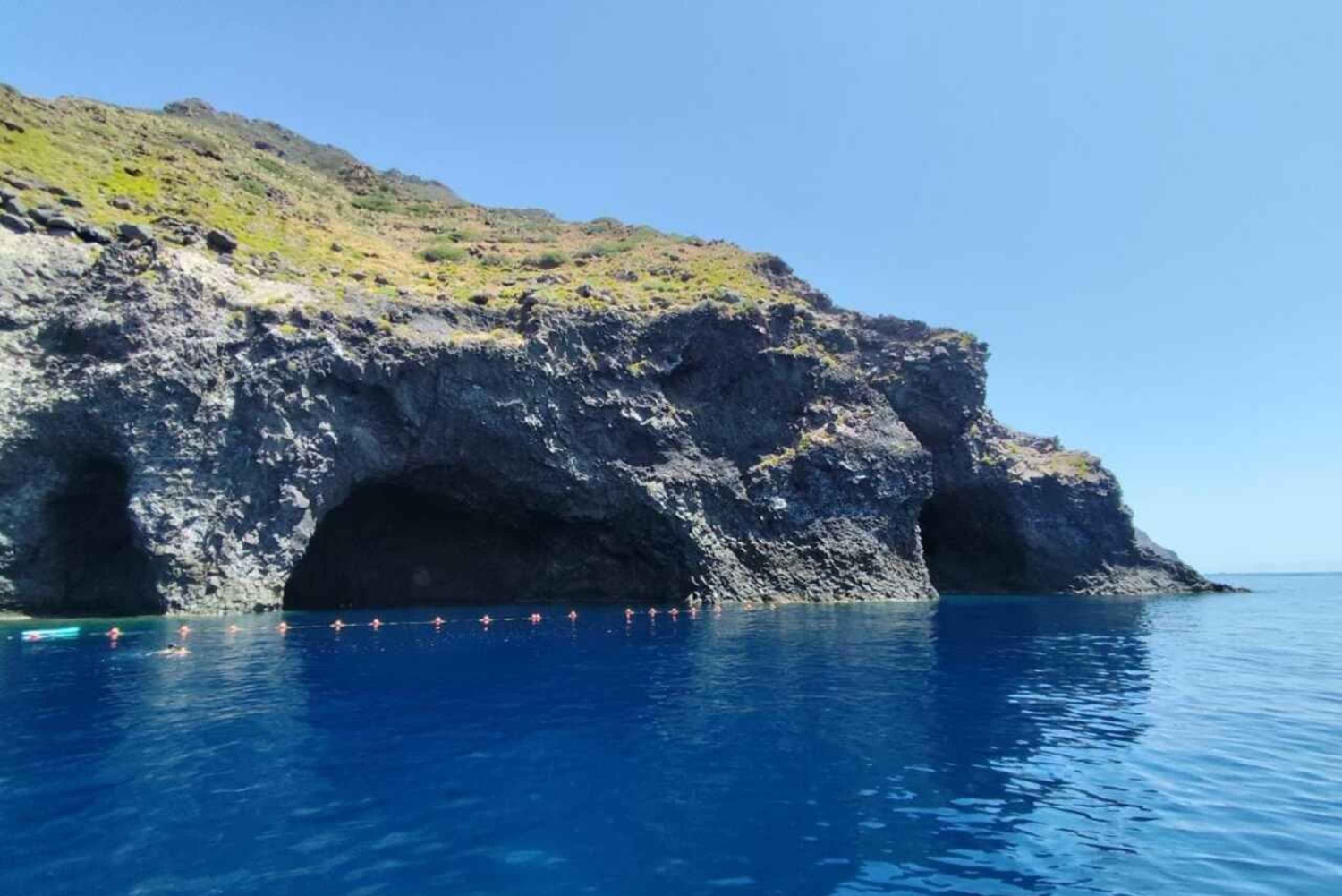 From Lipari: Alicudi & Filicudi boat tour (8 hours) SMALL GROUP
