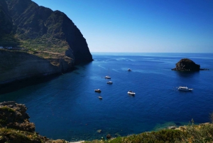 From Lipari: Island and Salina Full Day Sightseeing Cruise