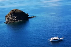 From Lipari: Island and Salina Full Day Sightseeing Cruise