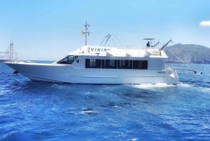 From Lipari: Island and Salina Full Day Sightseeing Cruise