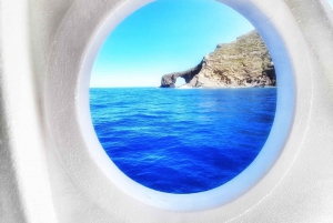 From Lipari: Island and Salina Full Day Sightseeing Cruise