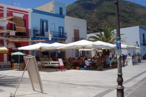 From Lipari: Island and Salina Full Day Sightseeing Cruise