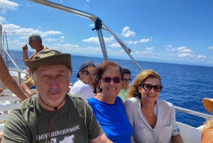 From Lipari: Island and Salina Full Day Sightseeing Cruise