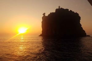 Au départ de Lipari : excursion en bateau d'une journée à Panarea et Stromboli