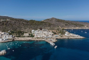 Favignana and Levanzo mini-cruise from Trapani with Lunch
