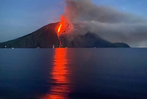 Från Milazzo: Panarea och Stromboli solnedgångskryssning