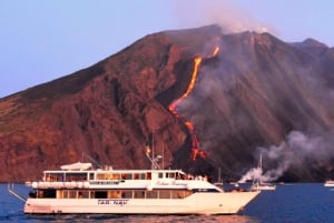 Från Milazzo: Panarea & Stromboli båttur