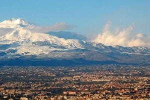 From Sciacca: Etna with Cable Car Ride and Taormina Visit