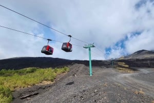 From Sciacca: Etna with Cable Car Ride and Taormina Visit