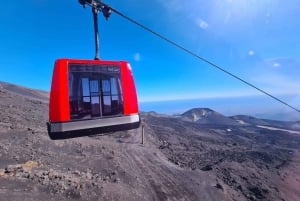 From Sciacca: Etna with Cable Car Ride and Taormina Visit