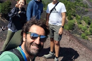 Da Siracusa: Tour dell'Etna - trekking, vino e cibo