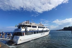 Au départ de Taormine : Excursion d'une journée à Panarea et Stromboli