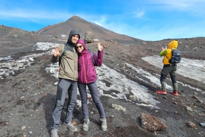 From Taormina: Etna Tour with Hiking, Cave Visit, & Tastings