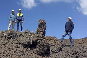 From Taormina: Etna Tour with Hiking, Cave Visit, & Tastings