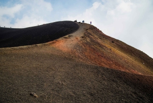 From Taormina: Etna Tour with Hiking, Cave Visit, & Tastings