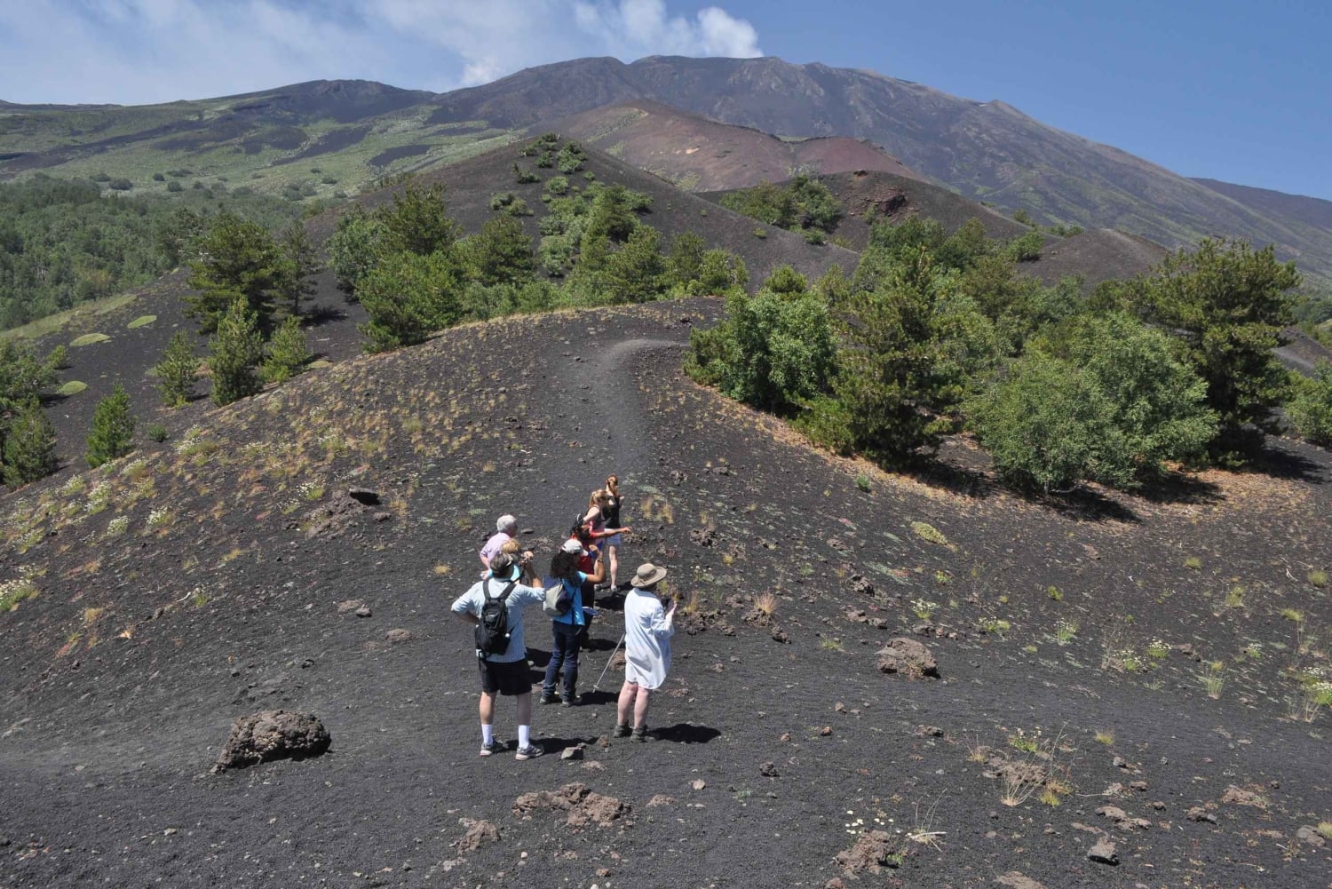 Au départ de Taormine : visite d'une jounée de l'Etna, du vin et des canyons d'Alcantara