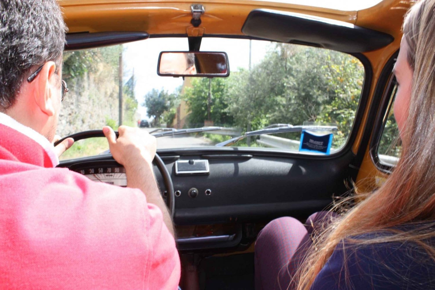 From Taormina: Guided Godfather Tour in a Vintage Fiat 500