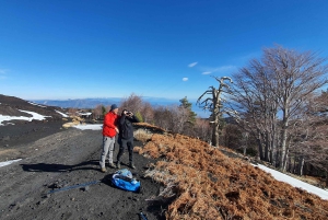 Da Taormina: Escursione Guidata all'Etna e alle Gole dell'Alcantara