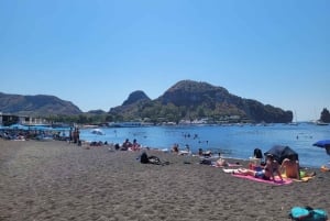De Taormina: Mini-cruzeiro guiado pelas Eólias de Lipari e Vulcano