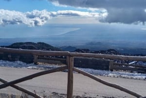 From Taormina, Naxos, & Letojanni: Mount Etna Half-Day Trip