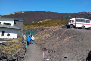 From Taormina, Naxos, & Letojanni: Mount Etna Half-Day Trip