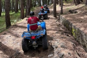 From Taormina or Giardini Naxos: Quad tour through the Alcantara Gorges and Etna