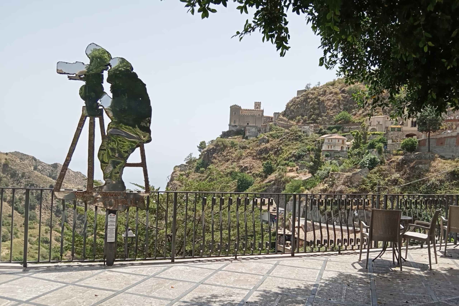 Desde Taormina o el puerto de Mesina: tour privado de El Padrino