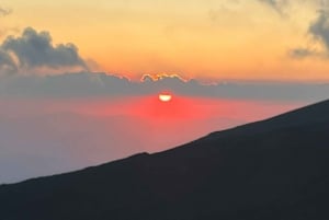 Vanuit Taormina: Zonsondergang op de Etna Bovenkraters