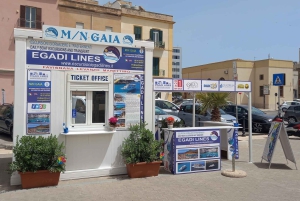 Desde Trapani: Crucero de un día a Favignana y Levanzo con almuerzo