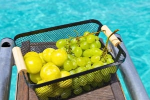 Från Trapani: Tur till Egadiöarna med gummibåt till Favignana och Levanzo med lunch