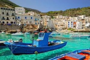 From Trapani: Favignana and Levanzo Boat Trip with Stops