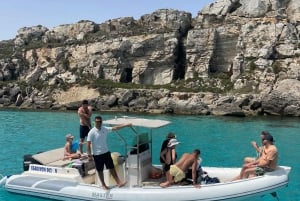 Från Trapani: Heldagstur till Favignana och Levanzo med lunch och aperitif