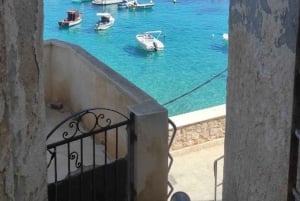 Från Trapani: Heldagstur till Favignana och Levanzo med lunch och aperitif