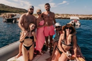 Från Trapani: Heldagstur till Favignana och Levanzo med lunch och aperitif