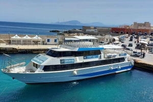 From Trapani: Favignana and Levanzo Mini Cruise with Lunch