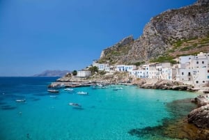 From Trapani: Favignana and Levanzo Mini Cruise with Lunch