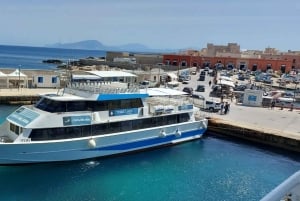 From Trapani: Favignana and Levanzo Mini Cruise with Lunch